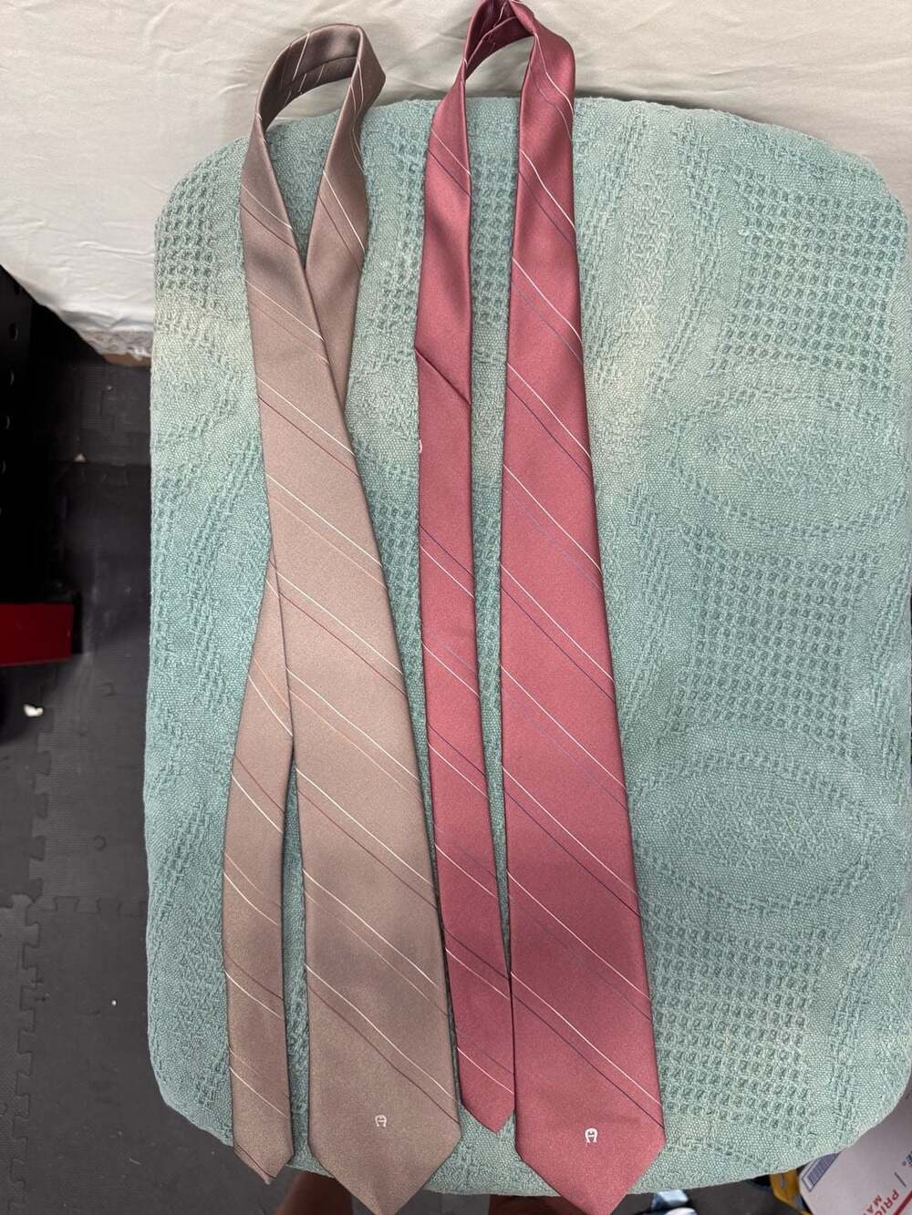 Etienne Aigner Vintage Striped Necktie Set